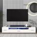 Modern High Gloss TV Cabinet TV stand with LED Lights, for 90+ inch TV