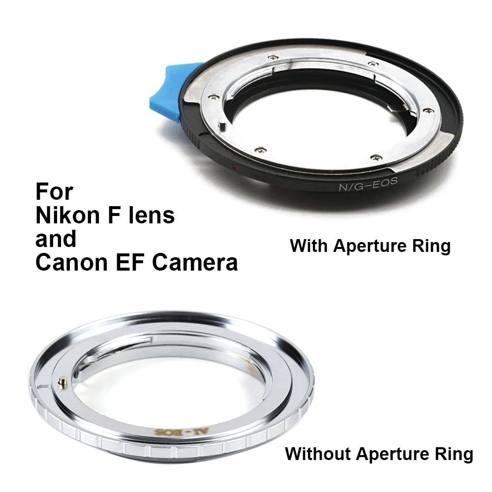 NIK - EOS für Nikon F-Objektiv - Canon EOS EF Mount Adapter Ring F - EF Für Canon EOS EF / EF-S Mount Kamera 5D 6D 7D 90D 1000D etc. Image