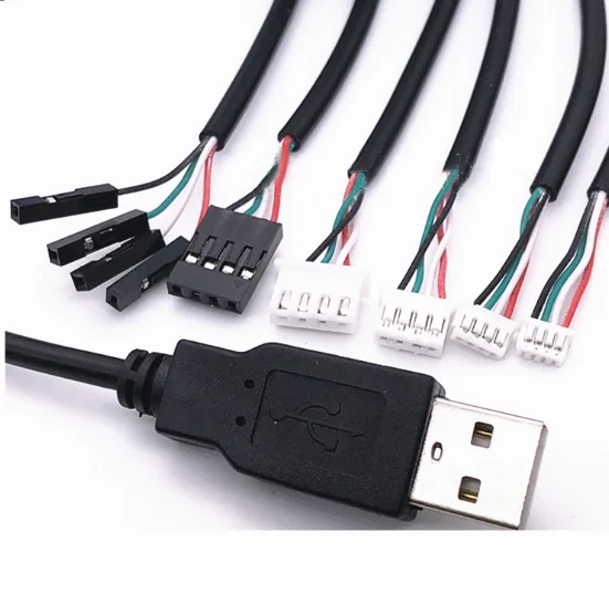 USB auf 1,25/PH2.0/XH2.54-4P DuPont Adapter Verlängerungskabel Touchscreen Kabel USB Terminal Datenkabel Image