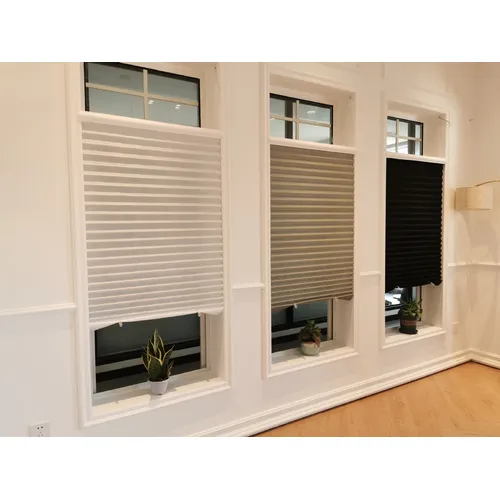 Haus Wohnung verwenden weiße Jalousien selbst klebende Plissee Jalousien Jalousien Fenster tür zum