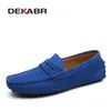 DEKABR Neue Ankunft Männer Fahren Mokassins Echtes Leder Loafer Lässige Mode Hochzeit Männer Schuhe Große Größe 38 ~ 49