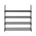 2 Set 4 Tiers Shoe Rack Shoe Tower Shelf Storage Organizer For Bedroom, Entryway, Hallway, and Closet Grey Color