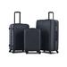 Luggage Suitcase 3 Piece Set ABS Spinner Suitcase with 2 Hooks & TSA Lock, Lightweight Carry on Travel Suitcase Sets 20" 24" 28"