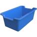 Deflecto Antimicrobial Rectangular Storage Bin - 5.1 Height x 13.2 Width x 8.1 Depth - Antimicrobial Lightweight Mold Resistant Mildew Resistant Handle Portable Stack | Bundle of 2 Each