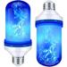 Led Flame Effect Light Bulb 4 Modes Flame Lights Bulbs E26 Base Fire Light Bulbs with Gravity Sensor Valentine Decorations Flickering Light Bulb for Indoor and Outdoor