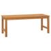 Aibecy Patio Bench 44.9 Solid Teak Wood