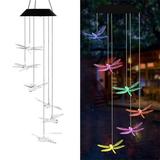 LED Solar Wind Chimes Wind Chimes Courtyard Garden Solar Color Changing Wind Chimes
