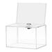 Acrylic Donation Box - Box for Voting Charity Polls Surveys Sweepstakes Contests Advice Tips Reviews