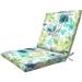 Indoor/Outdoor Breeze Midback Dining Chair Cushion: Recycled Fiberfill Weather Resistant Reversible Comfortable And Stylish Patio Cushion: 19 W X 37 L X 2.5â€� T