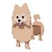 Flower Pots Outdoor Flower Pot Dog Poodle Chihuahua Cute Animal Planters Flower Pot Dog Planter Storage Containers Dog Planters Garden Pet Dog Storage Pots Decorative Ornaments Animal Shaped Wood A