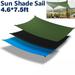 Sun Shade Sail Rectangle UV Block Canopy Awning Shelter Shade Cloth for Outdoor Patio Garden Backyard Activities