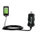 Gomadic Intelligent Compact Car / Auto DC Charger suitable for the Garmin Approach G8 - 2A / 10W power at half the size. Uses Gomadic TipExchange Tech