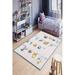 LaModaHome Area Rug Non-Slip - Cream Lamb bottle teddy bear variety Soft Machine Washable Bedroom Rugs Indoor Outdoor Bathroom Mat Kids Child Stain Resistant Living Room Kitchen Carpet 2.7 x 4 ft