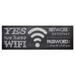 Past Time Signs PS964 24 x 8 in. WiFi Personalized Sign