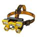 5 LED Super Bright Flashlight Headlamp Waterproof USB Rechargable Headlight