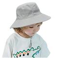 Clearance qILAKOG Kid s Sun Hat Wide Brim UPF 50+ Protection Hat for Baby Toddler Kidsï¼Œ Summer Sun Protection Sun-hat Fashion Solid Color Cute Sunscreen Hat Cap Outdoor Play HatGray 2-6 Years