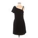Gianni Bini Casual Dress - Mini: Black Print Dresses - Women's Size 8