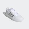 Sneaker ADIDAS SPORTSWEAR "GRAND COURT LIFESTYLE TENNIS LACE-UP", Gr. 38, weiß (cloud weiß, matte silber, matte silber), Synthetik, Textil, sportlich, Schuhe, Design auf den Spuren des adidas Superstar