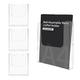 YKUKIZEE 4PCS Clear A4 Wall Mounted Document Holder Acrylic, A4 Leaflet Holder Wall Mounted, 22.5x4.1x25.1cm Wall Mounted Brochure Holder for Office Restaurants Receptions Library