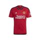 Adidas, Home 23/24 Manchester United Fc, Short Sleeve Football Jersey, Team Colleg Red, L, Man