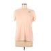 Nike Active T-Shirt: Orange Activewear - Women's Size Medium