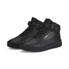 Sneaker PUMA "Carina 2.0 Mid Winter Sneakers Damen", Gr. 37.5, schwarz (schwarz schwarz shadow gray), Obermaterial: Leder; Futter: Synthetik; Innensohle: Textil; Laufsohle: Gummi, Schuhe