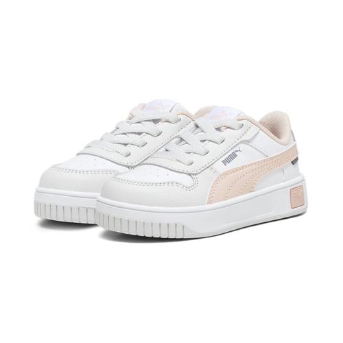 „Sneaker PUMA „“Carina Street Sneakers Mädchen““ Gr. 26, bunt (white rose dust feather gray pink) Kinder Schuhe Sneaker“