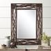 Uttermost Dorigrass Mocha Brown 32" x 42" Wall Mirror