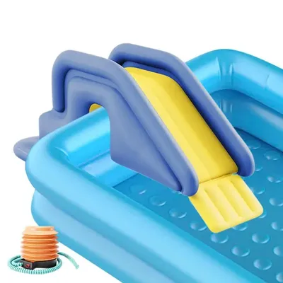 Grande piscine gonflable pour enfants avec auvent coulissant en PVC épais pour adulte