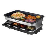 8-person Raclette Grill with 8 Mini Raclette Pans