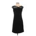 The Limited Cocktail Dress - Sheath: Black Print Dresses - Women's Size 2