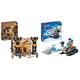 LEGO 77013 Indiana Jones Flucht aus dem Grabmal Konstruktionsspielzeug & 60376 City Arktis-Schneemobil, Konstruktionsspielzeug-Set