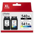 Moreprin PG-540XL CL-541XL Remanufactured for Canon 540 and 541 Ink Cartridges 540XL 541XL Twin Pack Compatible for Canon Pixma TS5150 TS5151 MG3650S MG3550 MG3200 MG3600 MG4250 MX475 MG3250 MG3150