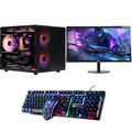 Veno Scorp Gaming PC 24" Monitor Bundle AMD Ryzen 5 4500 Processor Nvidia RTX 4060 8GB Graphics Card - 16GB 3200Mhz RAM - 1TB NVMe SSD - Liquid Cooling - 750W 80+ PSU - Windows 11 - WiFi