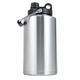 Miereirl 128 Oz Insulated Water Jug, One Gallon Stainless Steel Vacuum Double Walled Water Bottle With Handle, BPA-Free Keep Cold 48H Hot 24H, Wide Mouth For Sports, Traveling, Camping, Stainless