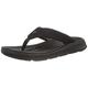 Skechers Men's Sargo Point Vista Flip-Flop, Black Knitted Mesh, 7 UK