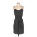 Ann Taylor LOFT Casual Dress - Mini: Black Stars Dresses - Women's Size 2X-Small Petite