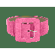 Women's Pink / Purple Suede Square Buckle Belt - Bubblegum Pink Small Beltbe