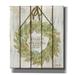 Gracie Oaks Commer Together Wreath On Wood Panels On Canvas by Cindy Jacobs Print Canvas | 30 H x 26 W x 1.5 D in | Wayfair