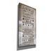 Trinx Abbagale Oh Say Can You See On Canvas by Cindy Jacobs Textual Art Canvas in Brown | 24 H x 12 W x 0.75 D in | Wayfair