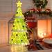 The Holiday Aisle® Bonin 4.6' Lighted Artificial Christmas Tree, Metal in White | 1.5 D in | Wayfair 3A334D24EEB047F6BC4479D5D353FDED