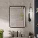 Ebern Designs Sane Metal Wall Mirror Metal | 30.11 H x 22.24 W x 1.5 D in | Wayfair 115658BE8EC14E529BB998EC1380D670