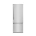 ZLINE 30" Autograph Edition 16.1 cu. ft. Built-in Bottom Freezer Refrigerator w/ Accent Handles, in Gray | 83.5 H x 29.75 W x 23.31 D in | Wayfair