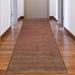 Custom Size Solid Design Beige,Brown,Red Color Non-Slip Rubber Backing- 31 Inch Wide x Your Choice of Length Runner Rug