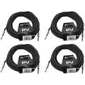 (4) Peavey PV 50 Foot 14-Gauge 1/4 TS to 1/4 TS S/S Speaker Cables