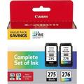 Canon PG275CL276VP Original Inkjet Ink Cartridge - Multicolor - 2 / Pack - 5.6 mL Black 6.2 mL Color | Bundle of 5 Packs