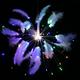 Rosnek Firework Lights 100 LED Feather Starburst String Lights Battery Operated 8 Modes Remote Control Hanging Decorative Fairy Light