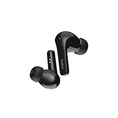 Belkin SOUNDFORM Flow Kopfhörer Kabellos im Ohr Anrufe/Musik USB Typ-C Bluetooth Schwarz