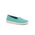 Women's Adelina Flat by Trotters in Aqua Blue (Size 7 1/2 M)