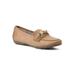 Wide Width Women's Gainful Loafer by Cliffs in Natural Suede (Size 8 1/2 W)